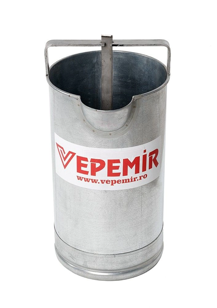 Bidon metal cu flotor pentru masurarea laptelui VEPEMIR 043