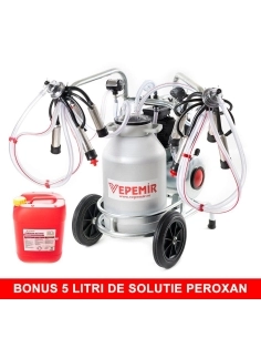 Aparat de muls vaci VEPEMIR 2 posturi si 1 bidon Aluminiu...